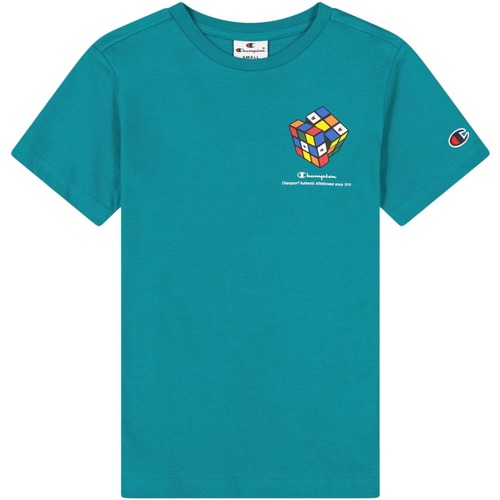 Textiel Jongens T-shirts korte mouwen Champion T-shirt enfant  Gcy Graphic Gallery Multicolour