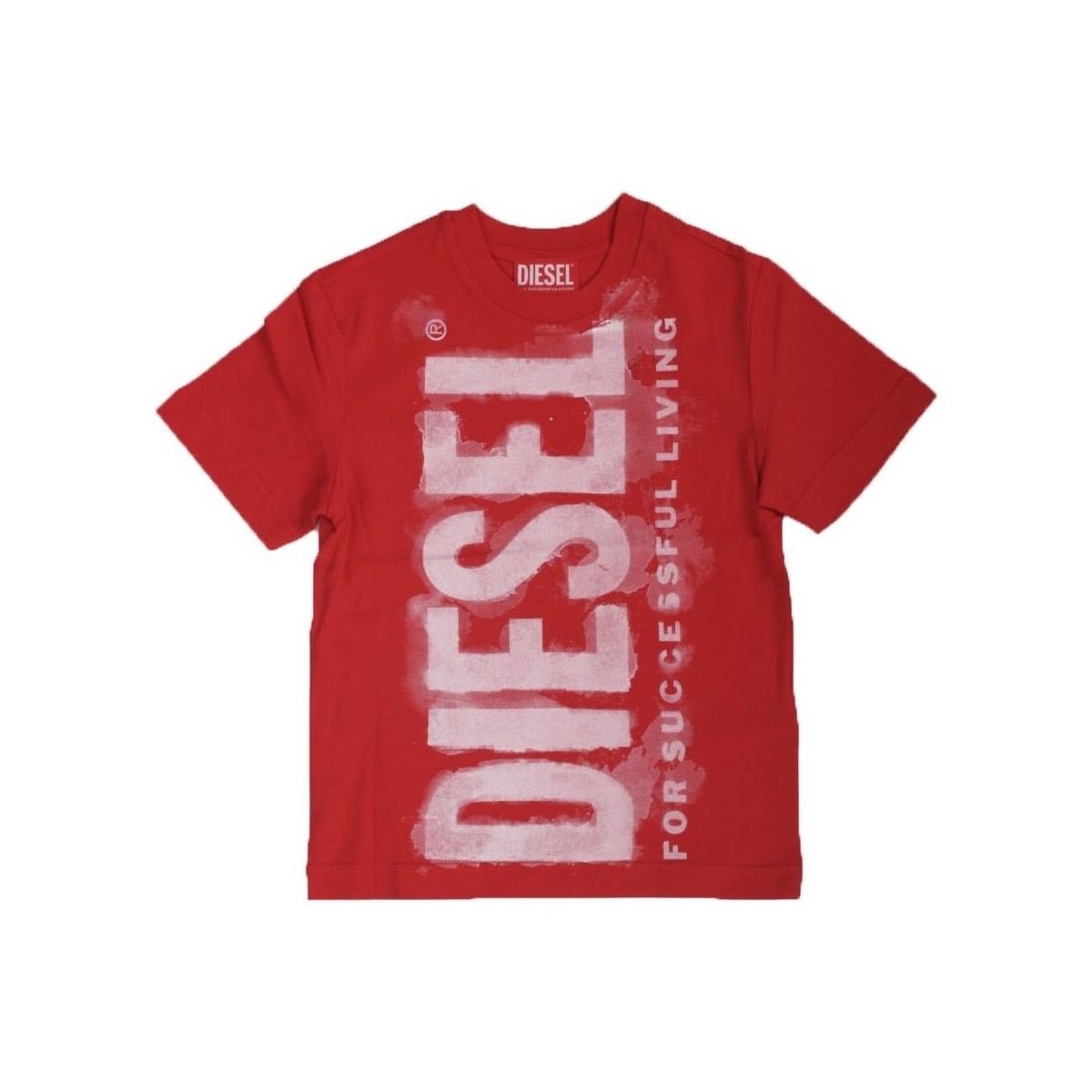 Textiel Jongens T-shirts korte mouwen Diesel J01131 Rood