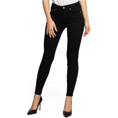 Textiel Dames Skinny jeans Tommy Jeans DW0DW15509 Zwart