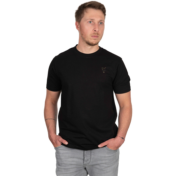 Textiel T-shirts korte mouwen Fox T-shirt  Head Logo Zwart