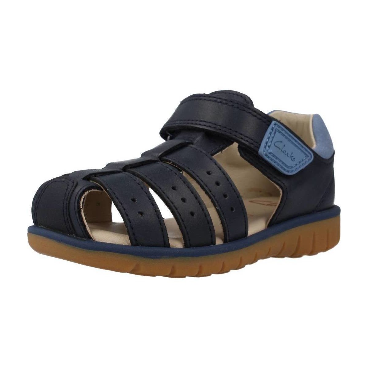Schoenen Jongens Sandalen / Open schoenen Clarks ROAM BAY T Blauw