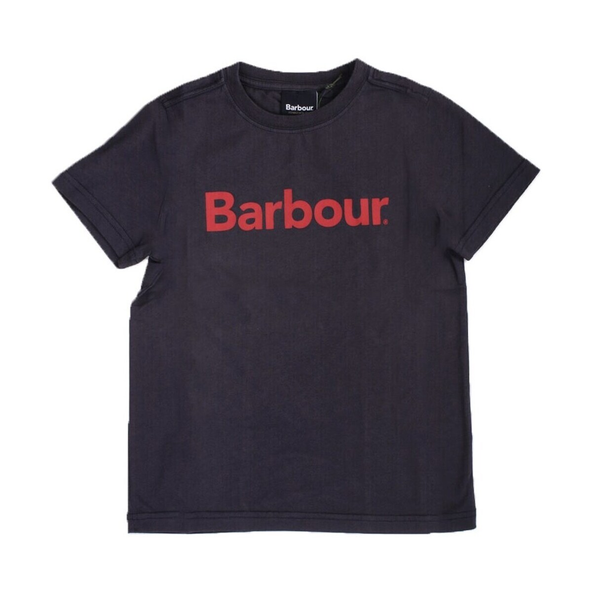 Textiel Jongens T-shirts korte mouwen Barbour CTS0060 Blauw