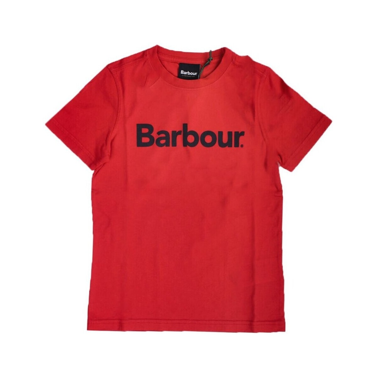 Textiel Jongens T-shirts korte mouwen Barbour CTS0060 Rood