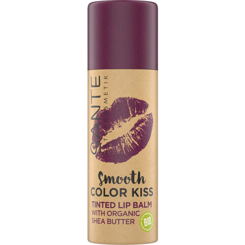 schoonheid Dames Verzorging & lipprimer Sante Smooth Colour Kiss Lippenbalsem - 03 Soft Plum Violet