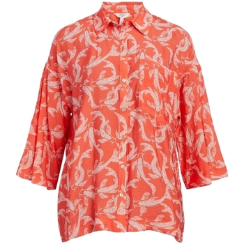 Object Shirt Rio 3/4 - Hot Coral Orange