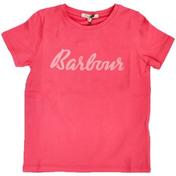 Textiel Meisjes T-shirts korte mouwen Barbour GTS0081 Roze