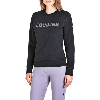 Textiel Dames Sweaters / Sweatshirts Equiline Sweatshirt équitation femme  Gidet Zwart
