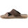 Schoenen Heren Sandalen / Open schoenen Enrico Azzi sandalen / blootsvoets man bruin Brown