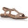 Schoenen Dames Sandalen / Open schoenen Amarpies sandalen / blootsvoets vrouw geel Brown