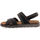 Schoenen Heren Sandalen / Open schoenen Inblu sandalen / blootsvoets man zwart Zwart