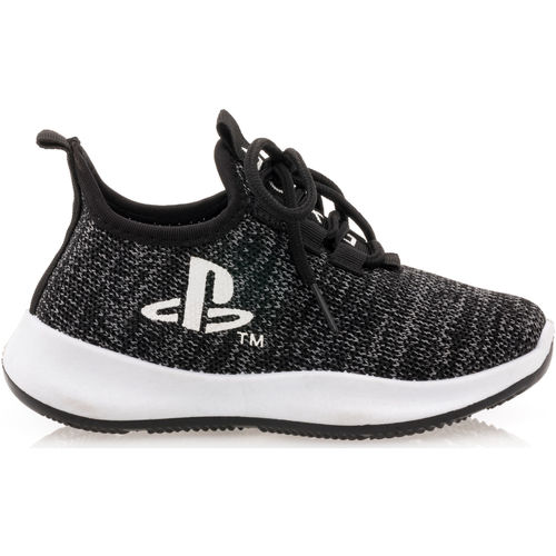 Schoenen Jongens Lage sneakers Playstation gympen / sneakers jongen zwart Zwart