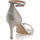 Schoenen Dames Sandalen / Open schoenen Vinyl Shoes sandalen / blootsvoets vrouw grijs Zilver