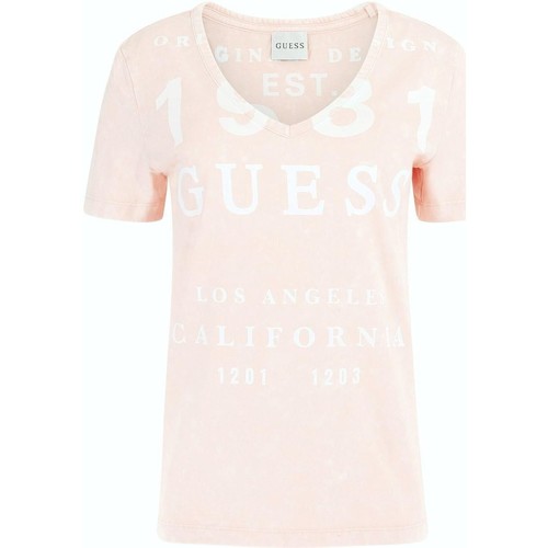 Textiel Dames T-shirts & Polo’s Guess  Multicolour