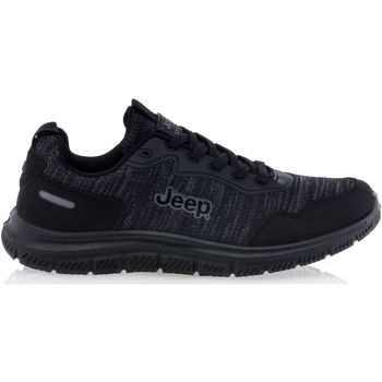 Schoenen Heren Lage sneakers Jeep gympen / sneakers man zwart Zwart