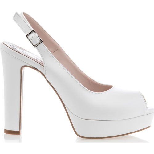 Schoenen Dames Sandalen / Open schoenen Vinyl Shoes sandalen / blootsvoets vrouw wit Wit