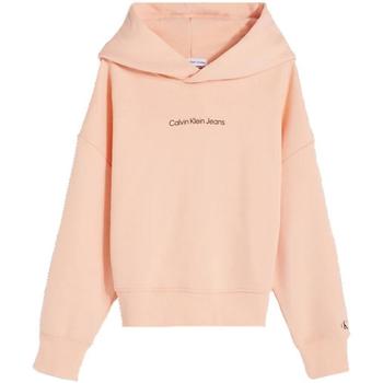 Textiel Meisjes Sweaters / Sweatshirts Calvin Klein Jeans  Orange
