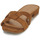 Schoenen Dames Leren slippers Esprit 043EK1W305-235 Cognac