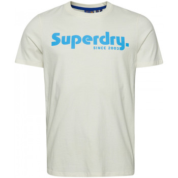 Textiel Heren T-shirts & Polo’s Superdry Vintage terrain classic Wit