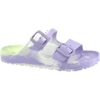 Schoenen Dames Leren slippers Birkenstock BIR-CCC-1024556-FLM Roze