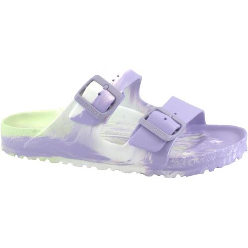Schoenen Dames Leren slippers Birkenstock BIR-CCC-1024556-FLM Roze