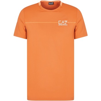 Textiel Heren T-shirts korte mouwen Ea7 Emporio Armani T-shirt  R4 Brown