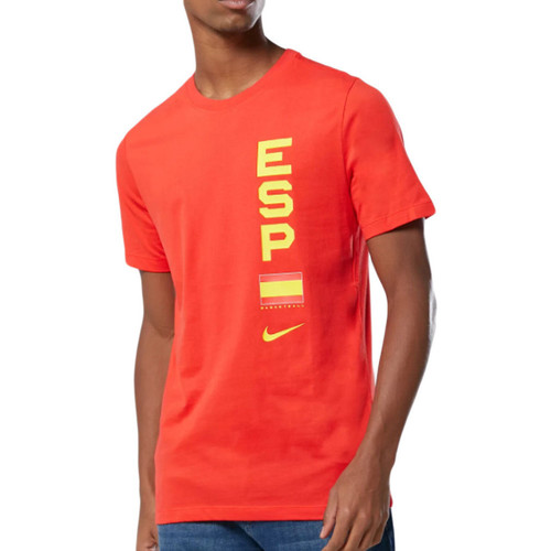 Textiel Heren T-shirts korte mouwen Nike  Geel