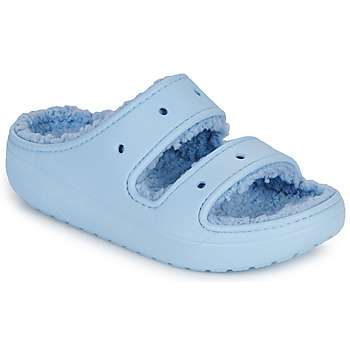 Schoenen Dames Leren slippers Crocs Classic Cozzzy Sandal Blauw / Calcite