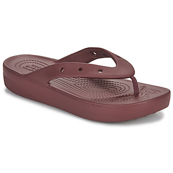 Schoenen Dames Slippers Crocs Classic Platform Flip W Prune