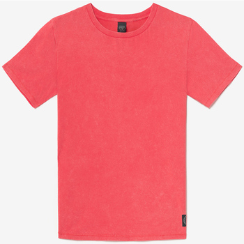 Textiel Heren T-shirts & Polo’s Le Temps des Cerises T-shirt BROWN Rood