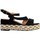 Schoenen Dames Sandalen / Open schoenen The Divine Factory 207547 Zwart