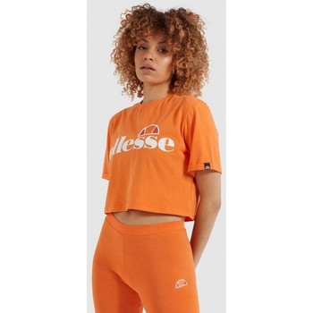 Textiel Dames T-shirts korte mouwen Ellesse CAMISETA MANGA CORTA MUJER  SGI04484 Orange