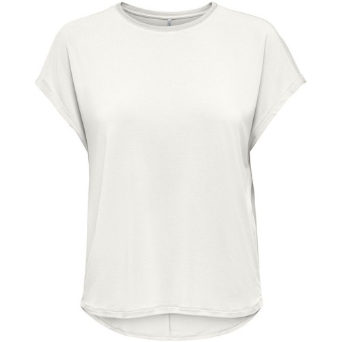 Textiel Dames T-shirts korte mouwen Only TOP  FREE 15225044 Wit