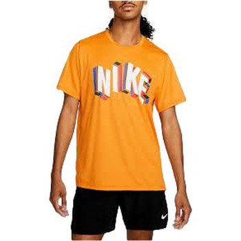 Textiel Heren T-shirts korte mouwen Nike CAMISETA HOMBRE  Pro Dri-FIT DM6666 Orange