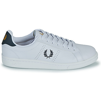 Fred Perry B721 LEATHER Wit