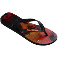 Schoenen Heren Slippers Havaianas HYPE Orange /  zwart