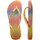 Schoenen Dames Slippers Havaianas SLIM GRADIENT SUNSET Geel / Roze