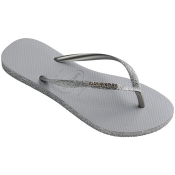 Schoenen Dames Slippers Havaianas SLIM SPARKLE II Grey