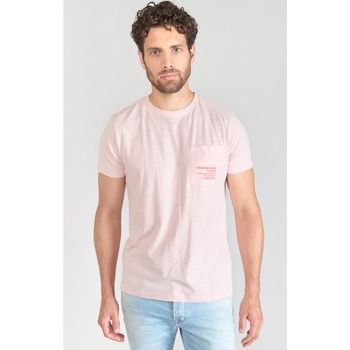Textiel Heren T-shirts & Polo’s Le Temps des Cerises T-shirt BREZOL Roze