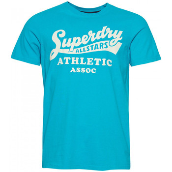 Textiel Heren T-shirts & Polo’s Superdry Vintage home run Blauw