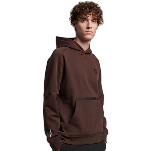 Textiel Heren Sweaters / Sweatshirts Superdry Sweatshirt à capuche  Tech Brown
