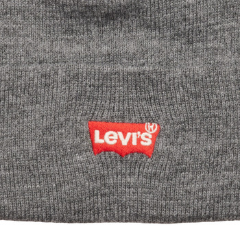 Levi's RED BATWING EMBROIDERED SLOUCHY BEANIE Grijs