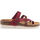 Schoenen Dames Sandalen / Open schoenen Terre Dépices sandalen / blootsvoets vrouw rood Rood