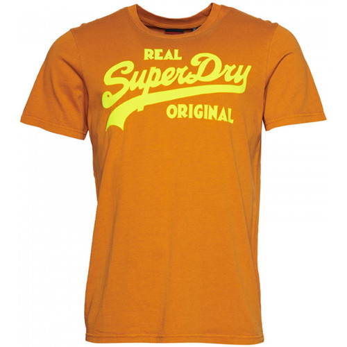 Textiel Heren T-shirts & Polo’s Superdry Vintage vl neon Brown