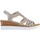 Schoenen Dames Sandalen / Open schoenen Rieker 206660 Zilver