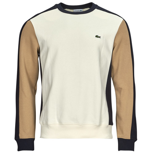 Textiel Heren Sweaters / Sweatshirts Lacoste SH1299-RI2 Marine / Wit / Brown