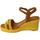 Schoenen Dames Sandalen / Open schoenen Casteller  Geel