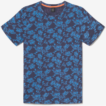 Textiel Heren T-shirts & Polo’s Le Temps des Cerises T-shirt CONIT Blauw