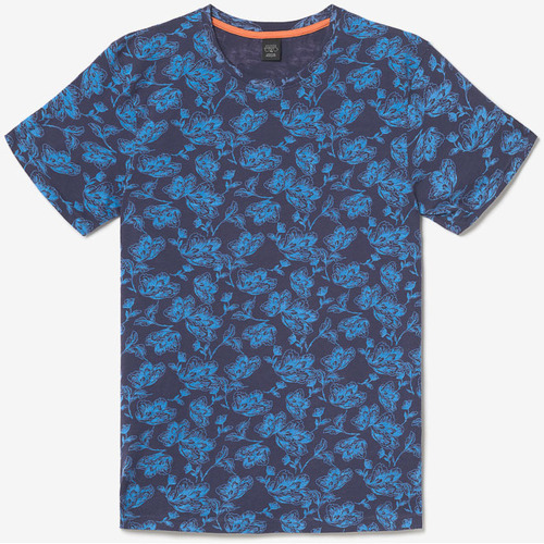 Textiel Heren T-shirts & Polo’s Le Temps des Cerises T-shirt CONIT Blauw