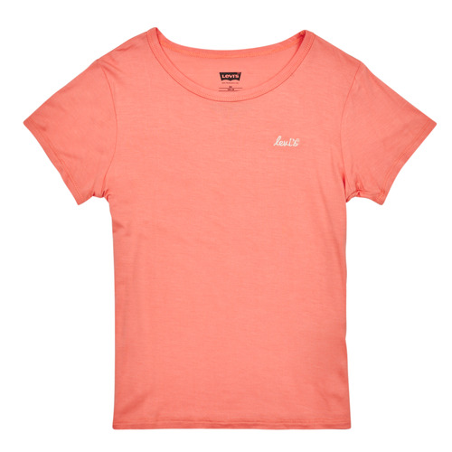 Textiel Meisjes T-shirts korte mouwen Levi's LVG HER FAVORITE TEE Roze