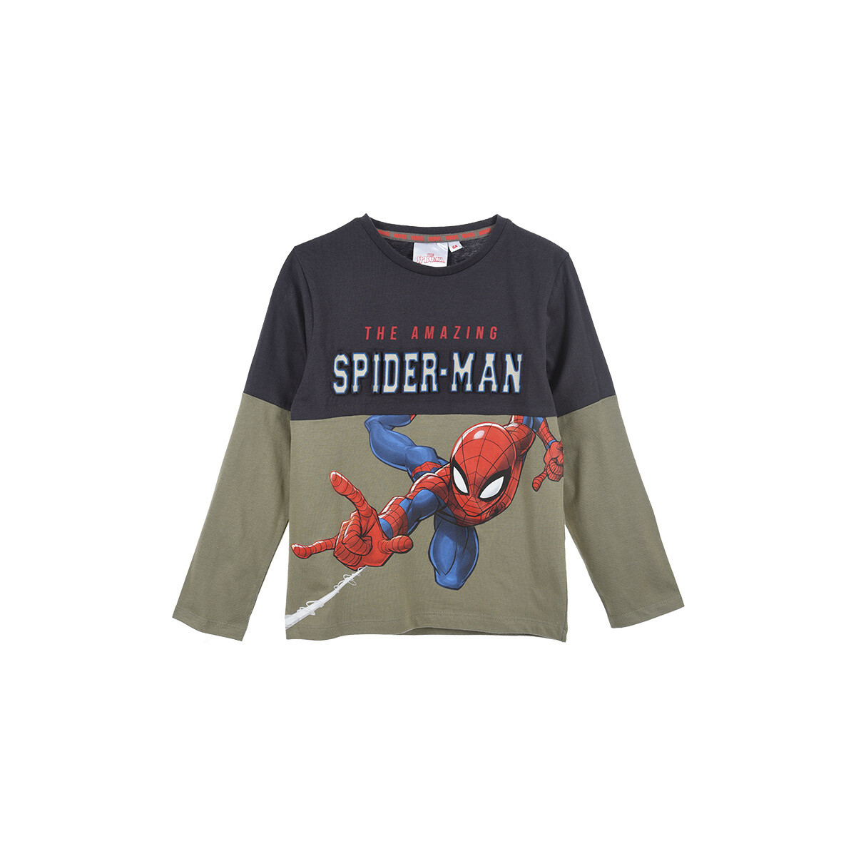 Textiel Jongens T-shirts met lange mouwen TEAM HEROES  T SHIRT SPIDERMAN Grijs